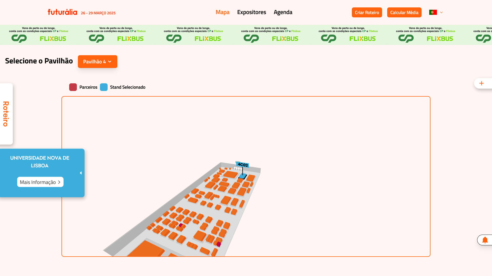 Interactive 3D Map of the Venue
