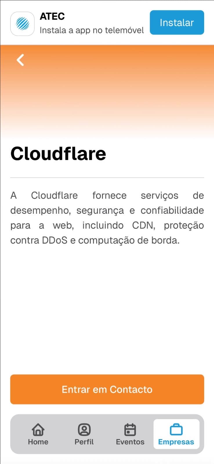 Company Screen