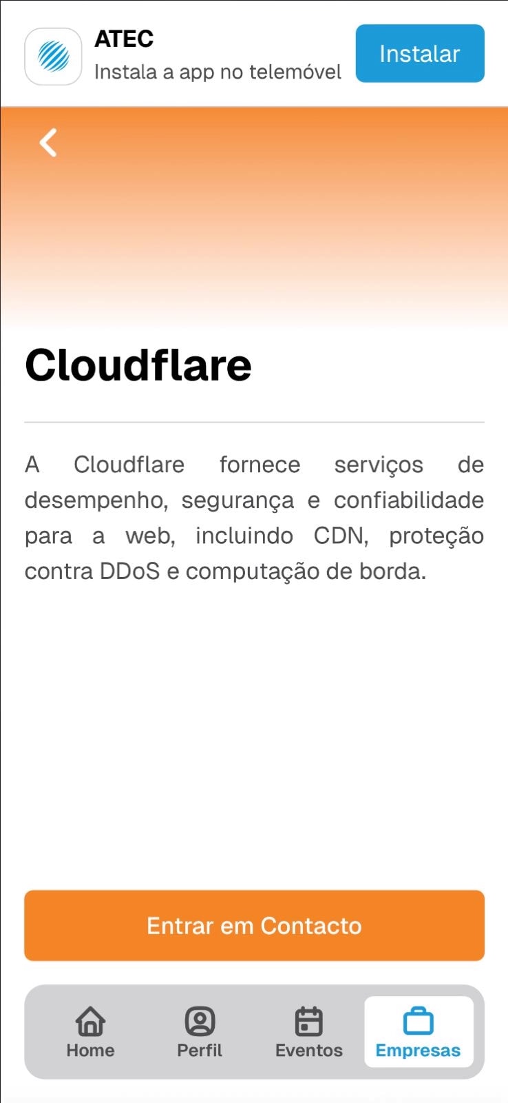 Company Screen
